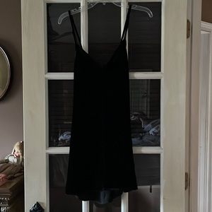 For Love & Lemons Black velvet dress